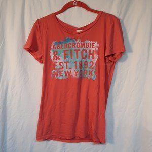 Pink Abercrombie & Fitch t-shirt Size M